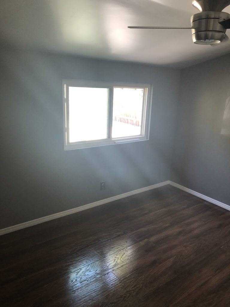 Image of painted bedroom