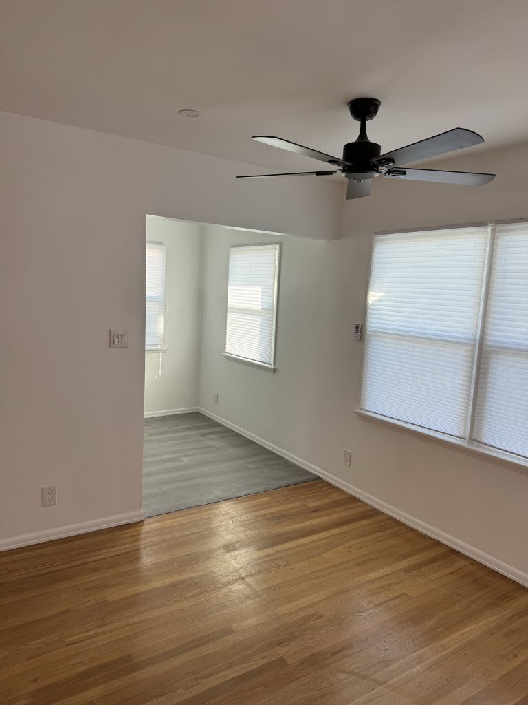 Image of a freshly painted living room