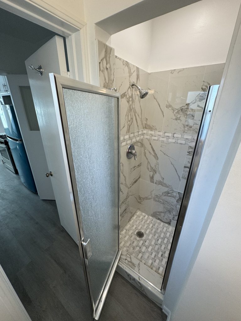 Image of a new shower