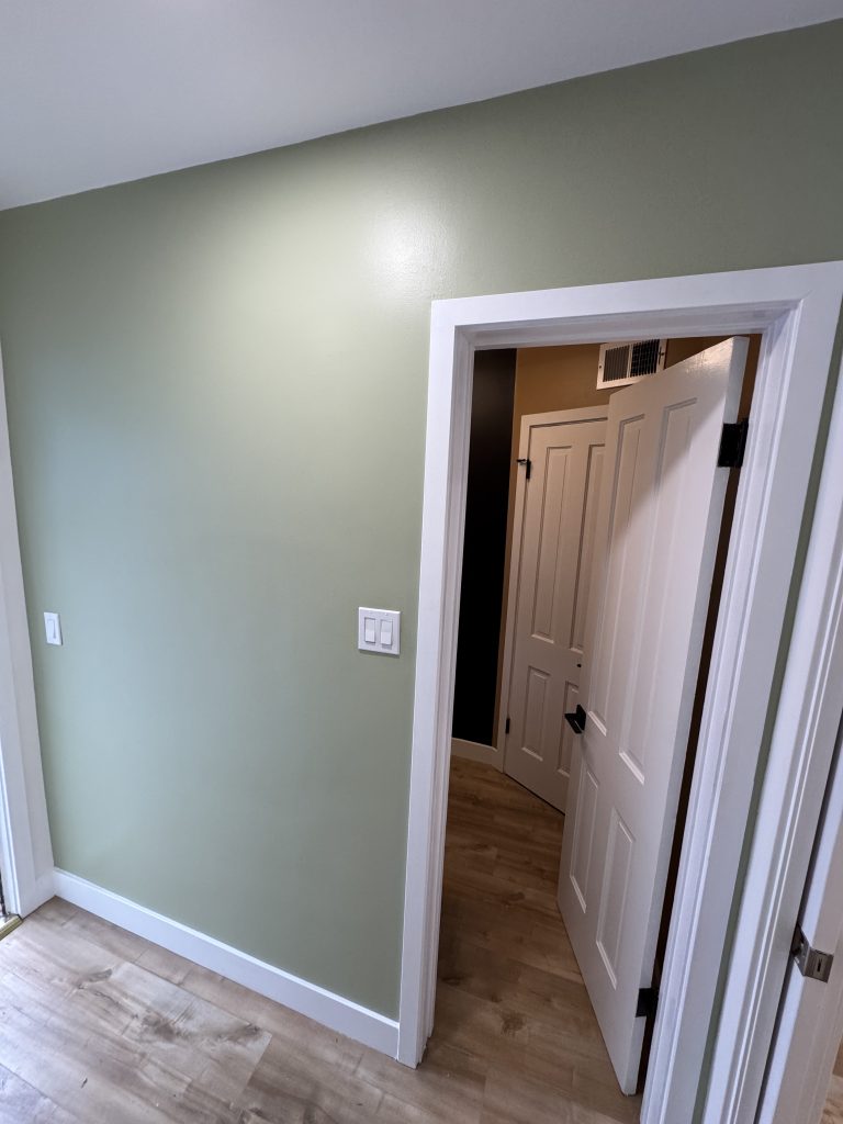 Image of new laundry space