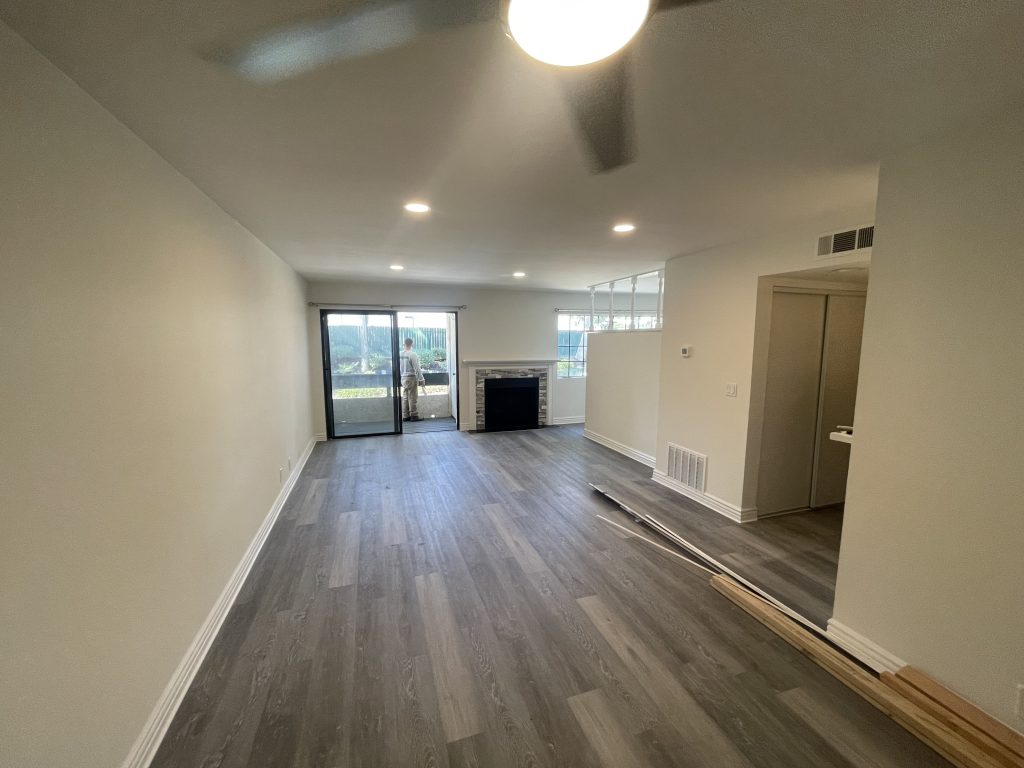 Image of freshly painted living room