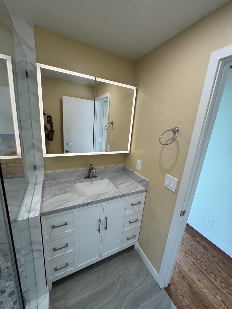 Image of remodeled bathroom