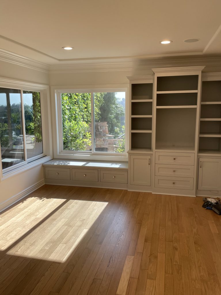 Image of freshly painted living space