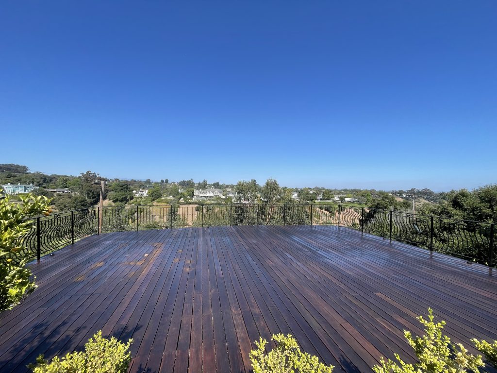After a deck restoration
