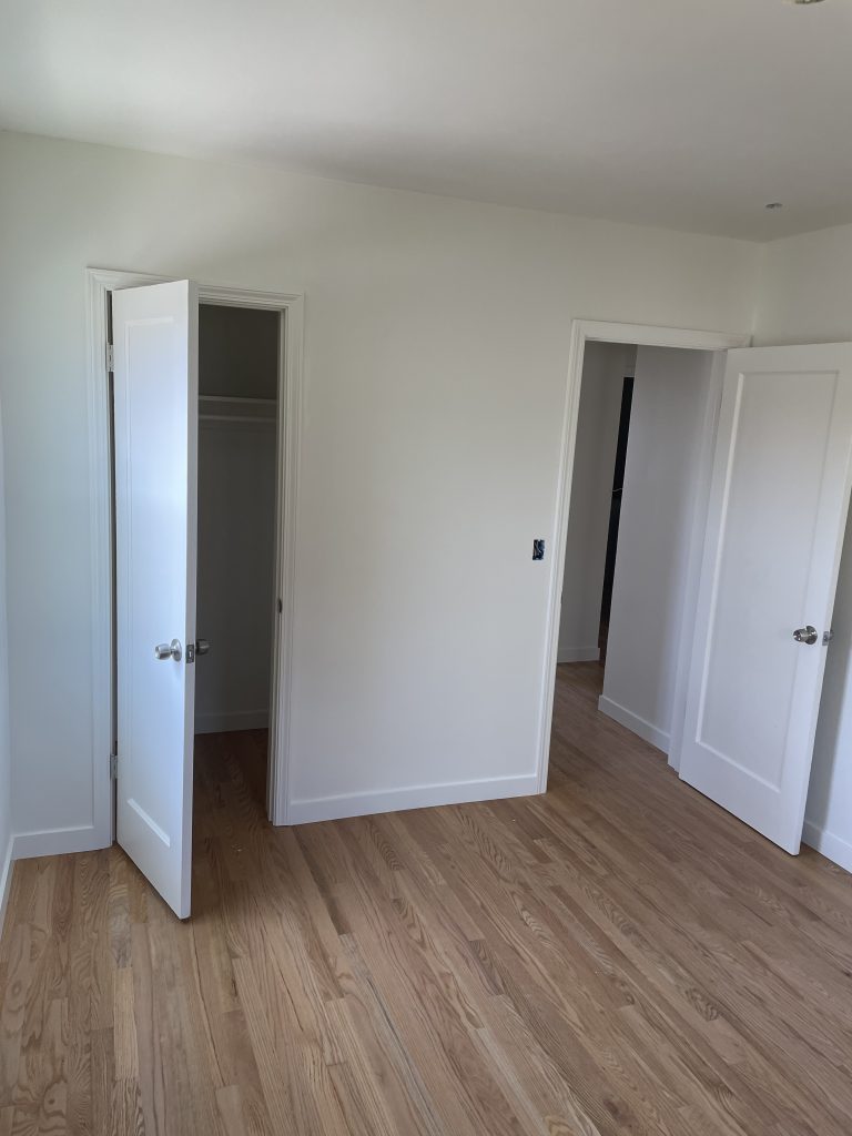 Image of a freshly painted apartment  unit