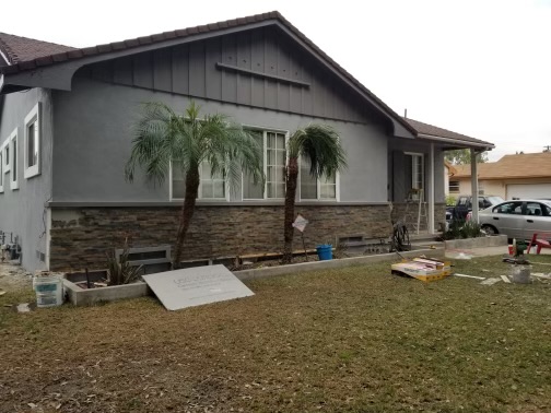 Image of an exterior remodel